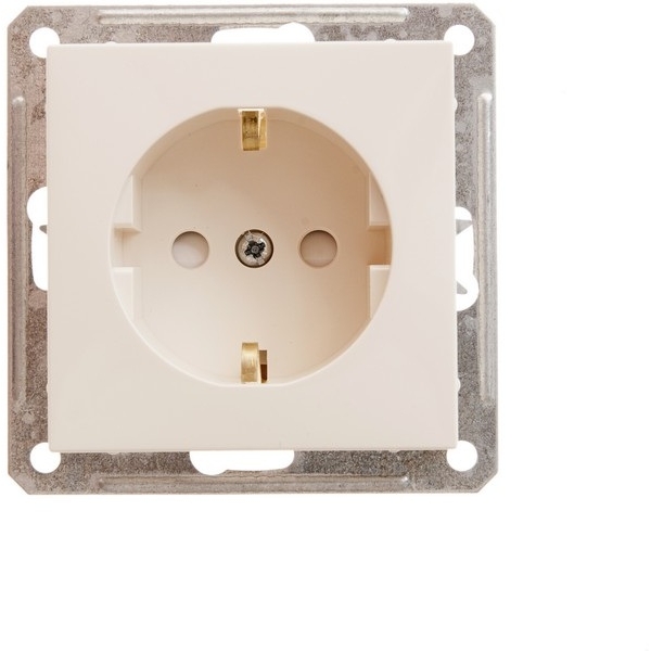 

Розетка с заземлением и шторками (слоновая кость) Systeme Electric W59 RS16-152-2-86, W59 RS16-152-2-86