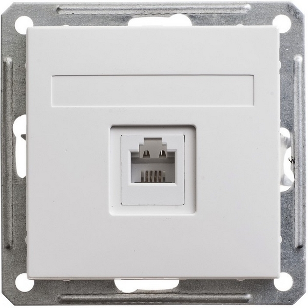 

Телефонная розетка RJ-11 (белый) Systeme Electric RSI-152T-1-86, RSI-152T-1-86
