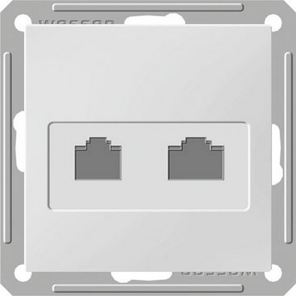 

Розетка двойная Ethernet RJ-45 (белый) Systeme Electric W59 RSI-251KK5E-1-86, W59 RSI-251KK5E-1-86
