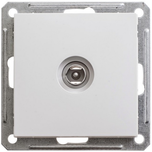 

ТВ-розетка оконечная (белый) Systeme Electric W59 RTS-151-1-86, W59 RTS-151-1-86