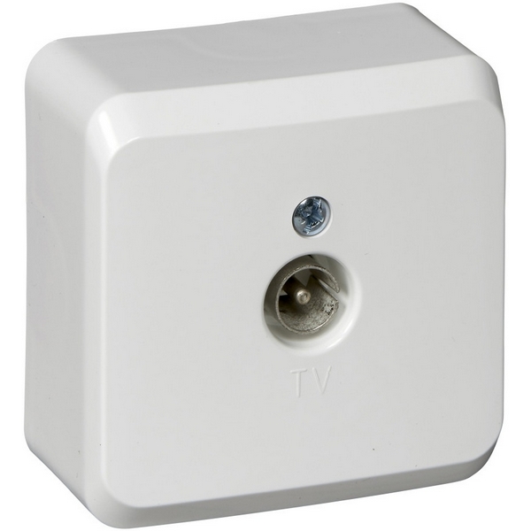 

ТВ-розетка оконечная (белый) Systeme Electric Etude TVA-002b, Etude TVA-002b