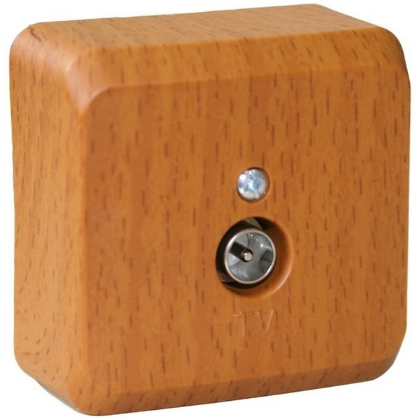

ТВ-розетка оконечная (бук) Systeme Electric Etude TVA-002T, Etude TVA-002T