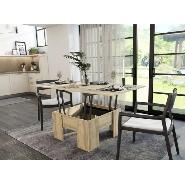 

Стол кухонный БТС трансформер, дуб сонома, Коричневый, Стол 00-00008058