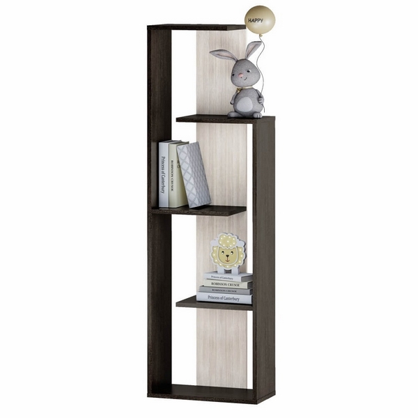 

Стеллаж БТС Бейсик 1, венге/лоредо, Коричневый, Бейсик 00-00026218