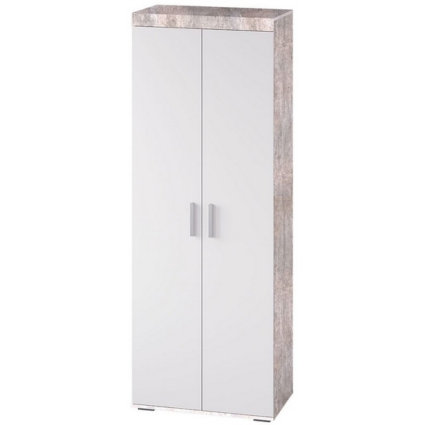 

Шкаф БТС для одежды Инстайл ШК-29, бетон/белый, Серый, Инстайл 00-00130890