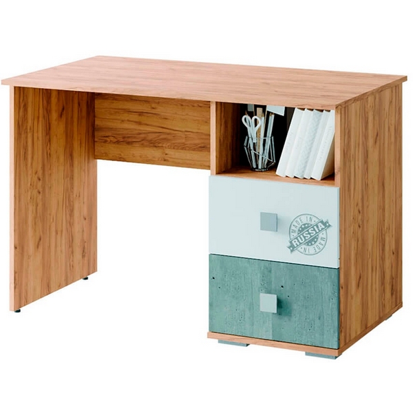 

Стол письменный БТС Тренд ПС-02, крафт/бетон, Бежевый, Тренд 00-00130902