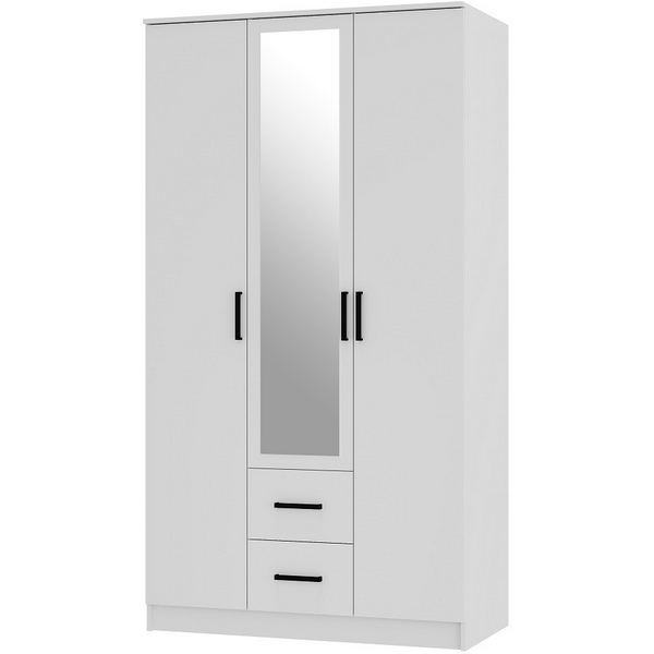 

Шкаф БТС 3-х створчатый Фьюжн ШК-09, Белый, Фьюжн 00-00136650