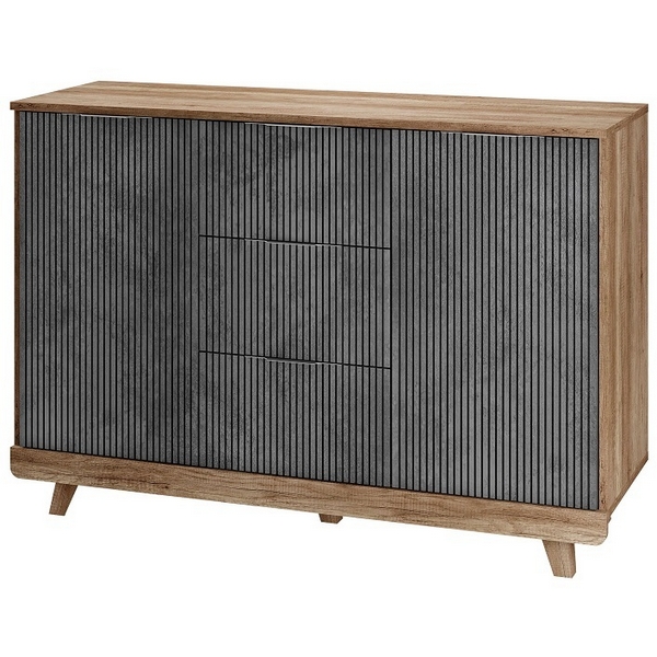 

Комод БТС Мегаполис КМ-15, дуб каньон/М25, Дуб;серый, Мегаполис 00-00142881