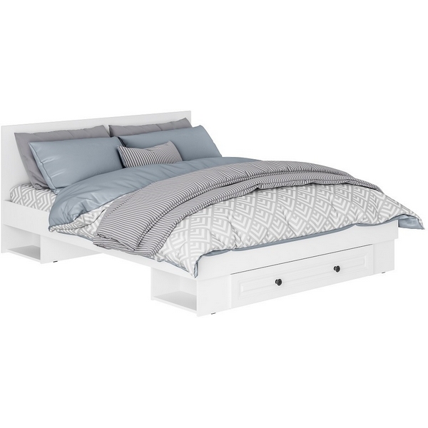 

Кровать БТС Софт с ящиком КР-11 140x200, Белый, Софт 00-00143352