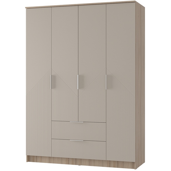 

Шкаф БТС для одежды и белья Эмилия ШК-11, Дуб;бежевый, Эмилия 00-00160971