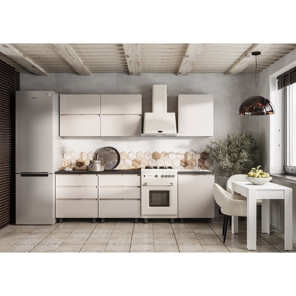 

Готовая кухня БТС Берген Лайт 2.0 м, Бежевый;дуб, Берген Лайт 00-00161004