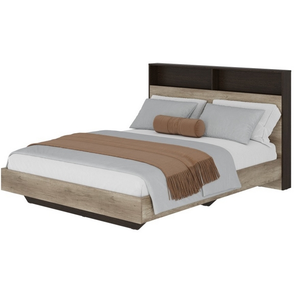 

Кровать БТС "Энигма" КР-16 дуб каньон/венге, Темное дерево, Энигма 00-00164038