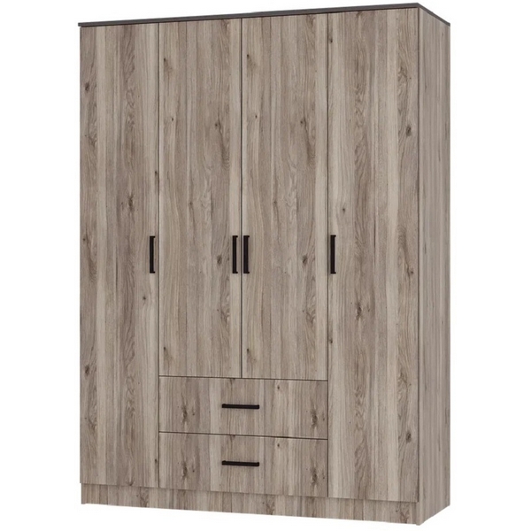 Изображение товара Шкаф БТС 4-х створчатый Титан из Дуба смоки