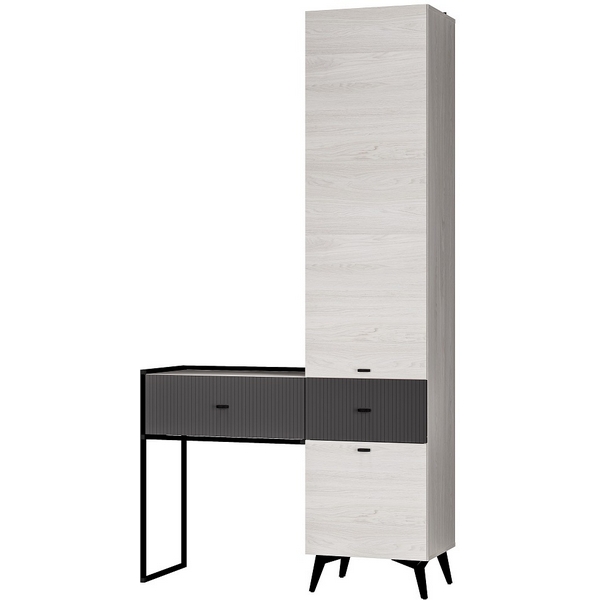 

Прихожая БТС Норд ПР-06, Ясень белый, Маренго, Светлое дерево;серый, Норд 00-00164523