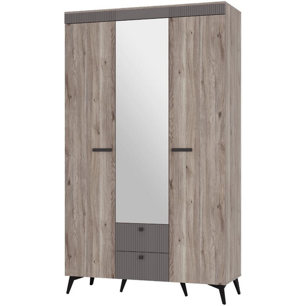 

Шкаф БТС 3-х створчатый Кассандра ШК-08, Дуб смоки, MF14, Серый, Кассандра 00-00164529