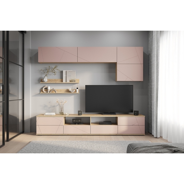 

Гостиная БТС Камелия ГС-01, Крафт, Шарли пинк, Розовый, Камелия 00-00165784