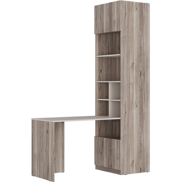 Изображение товара Компьютерный стол БТС Урбан СШ-01, Дуб смоки, Кашемир