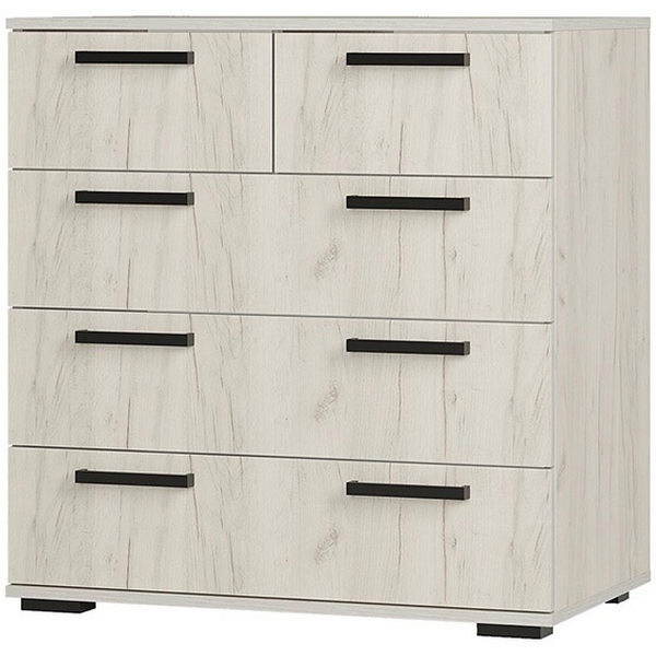 

Комод БТС Стандарт-5, Дуб крафт белый, Светлое дерево, Стандарт 00-00220526