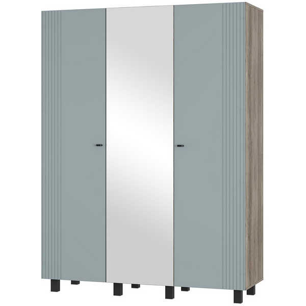 

Шкаф БТС трехстворчатый Олива ШК-08, Дуб каньон/MF11, Синий, Олива 00-00258564