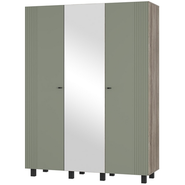 

Шкаф БТС трехстворчатый Олива ШК-08, Дуб каньон/MF12, Зеленый, Олива 00-00258565