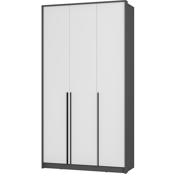 

Шкаф БТС трехстворчатый Шарм ШК-10, Графит, Белый, Темно-серый;белый, Шарм 00-00272688