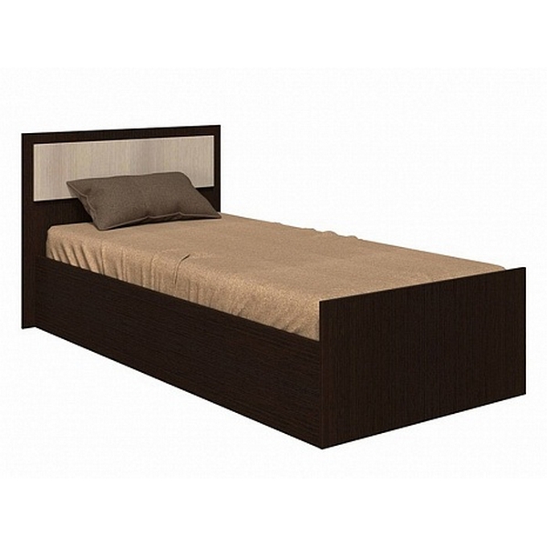 Кровать БТС с реечным настилом Фиеста LIGHT 90х200, венге