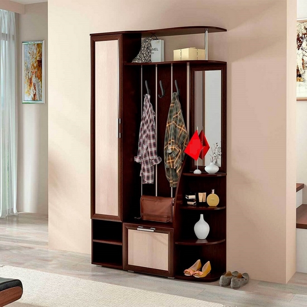 Изображение товара Прихожая БТС Ксения-2 современная мебель для коридора коричневая