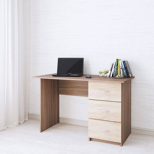 

Стол письменный ТЭКС Сити-1, ясень шимо, Коричневый, Сити 00-00003643