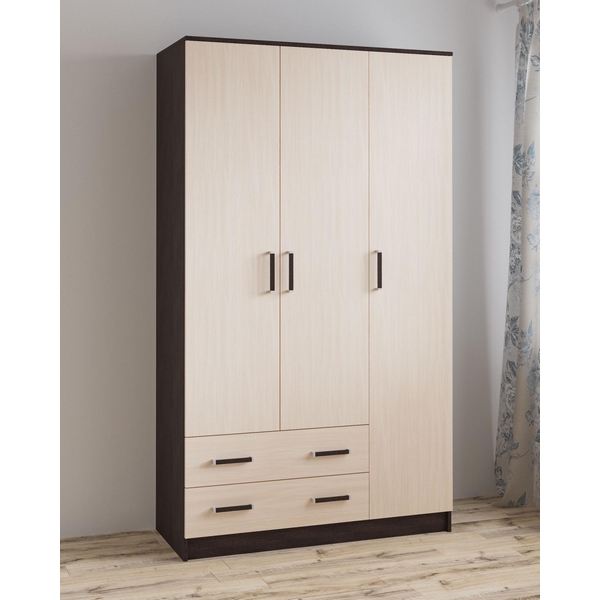 

Шкаф ТЭКС Лагуна 120 см, венге/дуб молочный, Лагуна 00-00003964