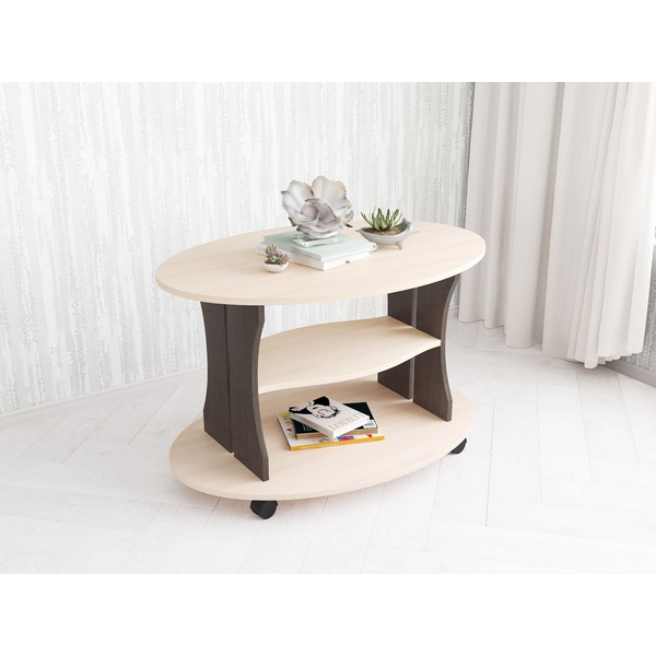 

Столик журнальный ТЭКС Консул-1, дуб молочный, Коричневый, Консул 00-00003983