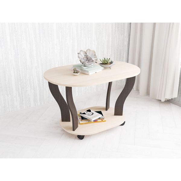 Изображение товара Журнальный столик ТЭКС Консул-3, коричневый, 90x60x56 см