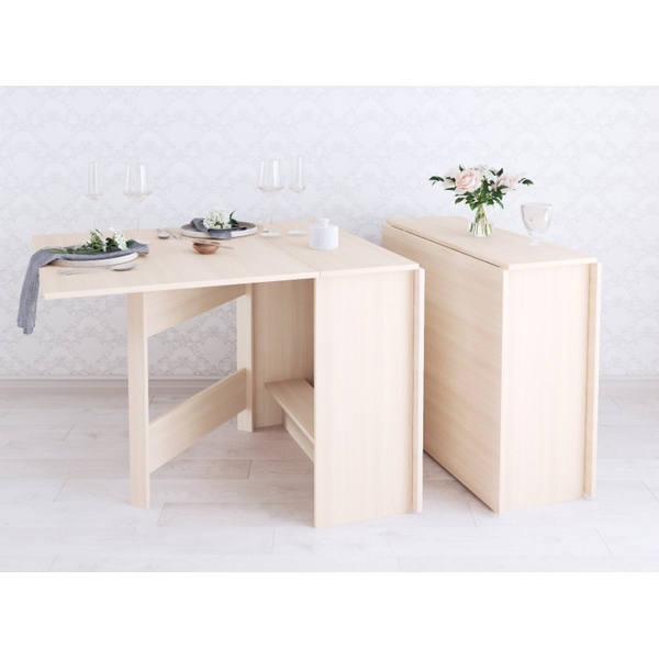 

Стол кухонный ТЭКС раскладной, дуб молочный, Коричневый, Стол 00-00009020