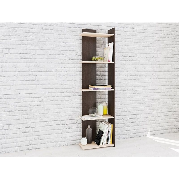 Изображение товара Стеллаж ТЭКС Ромео-7 венге/дуб молочный для гостиной и кабинета