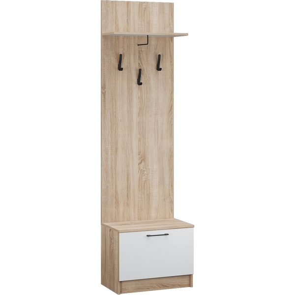 

Тумба ТЭКС с вешалкой Денвер, Дуб Сонома, Белый, Коричневый, Денвер 00-00026505
