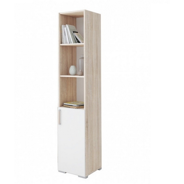 Изображение товара Пенал ТЭКС к столу компьютерному, дуб сонома/белый