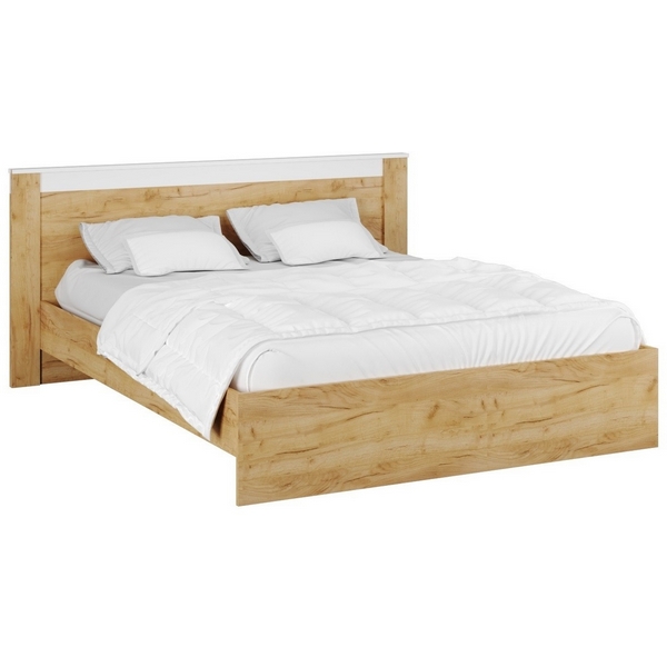 

Кровать ТЭКС с настилом ЛДСП Адель 140х200, белый/дуб крафт, Бежевый, Адель 00-00028704