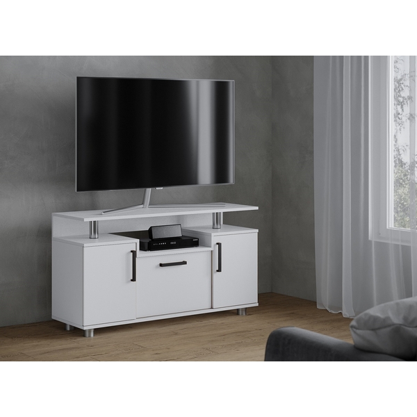 

Тумба для ТВ ТЭКС закрытая 003 С, белый, Тумба Тв 00-00028748