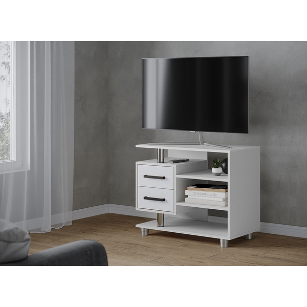 

Тумба под телевизор ТЭКС узкая 011 (2я), белый, Тумба Тв 00-00028750