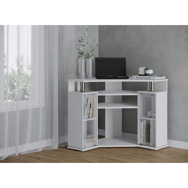 

Тумба под телевизор ТЭКС угловая 044 (2у), белый, Тумба Тв 00-00028752