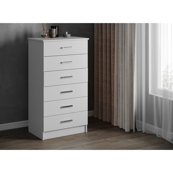 

Комод ТЭКС высокий Катрин 4, белый, Катрин 00-00028767