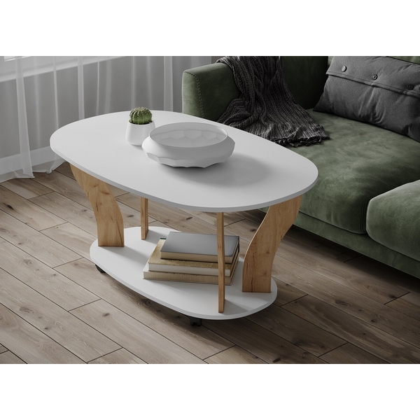 

Столик журнальный ТЭКС Консул-3, дуб крафт, Бежевый, Консул 00-00028781