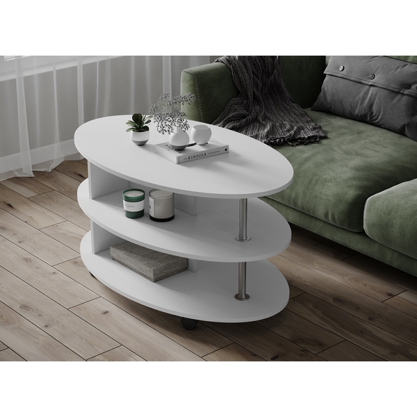 

Столик журнальный ТЭКС Консул-4, белый, Консул 00-00028782