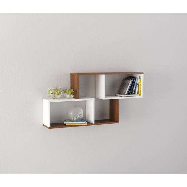 

Полка ТЭКС навесная ПН-3, орех донской/белый, Коричневый, Полка 00-00028809