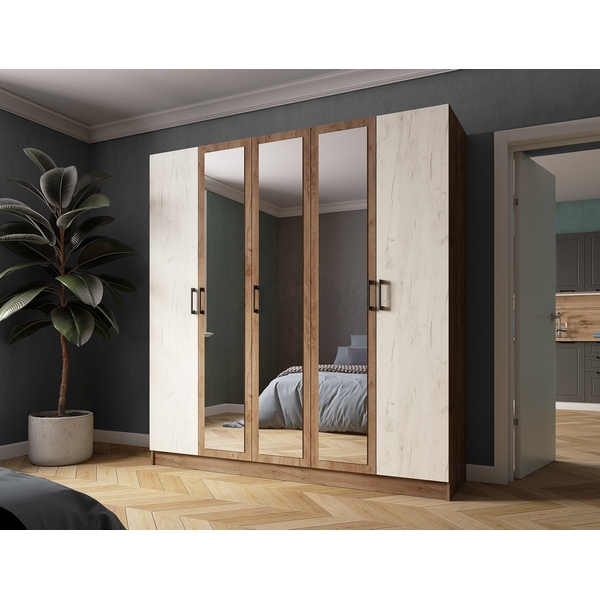 

Шкаф ТЭКС Вегас 2000, дуб крафт табачный, Коричневый, Вегас 00-00129301