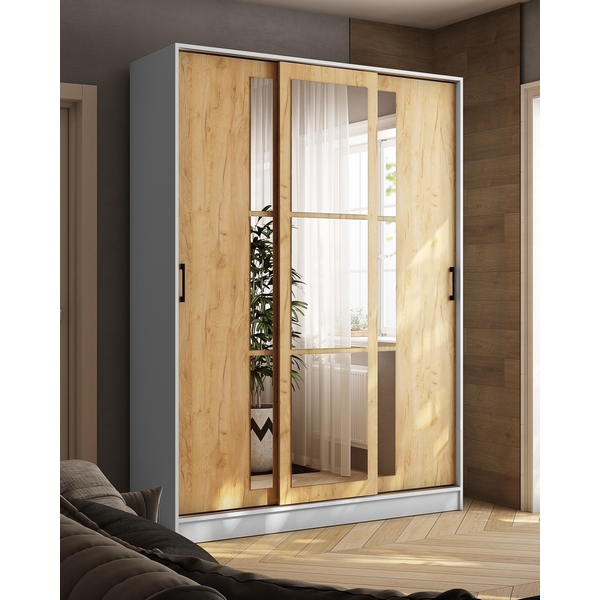 

Шкаф ТЭКС-купе Стиль-2 160, дуб крафт золотой, Белый, Стиль 00-00129308