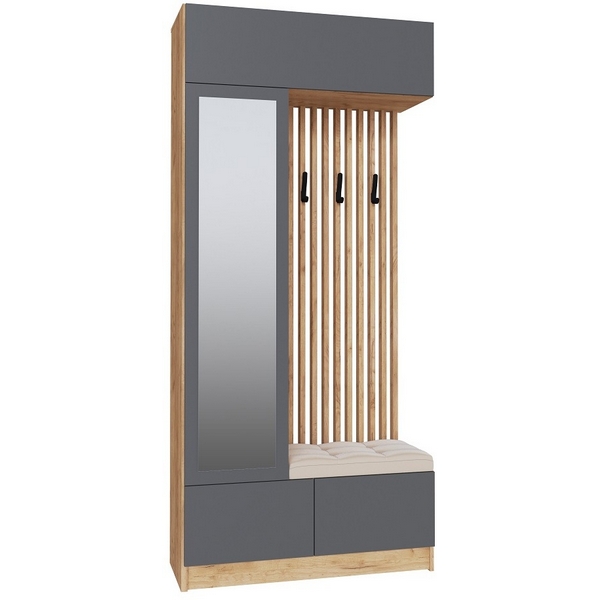 

Мини-Прихожая ТЭКС Руэлла, графит, Дуб;серый, Руэлла 00-00142802