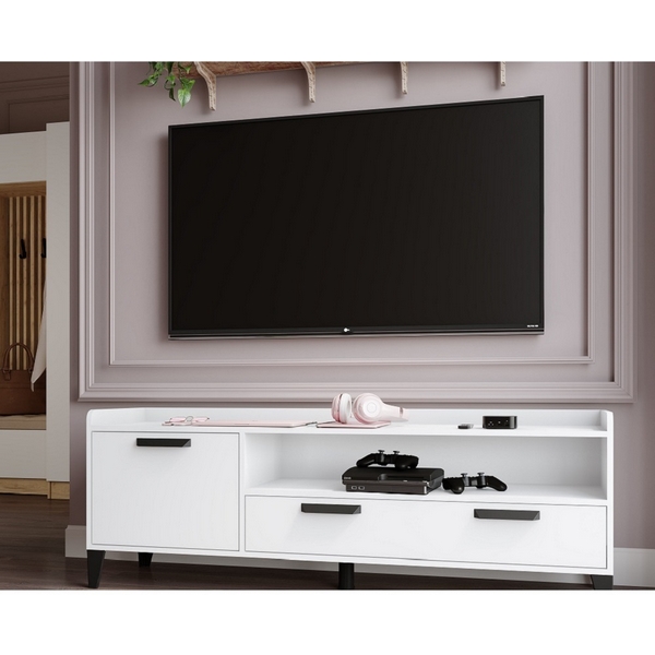 

Тумба под телевизор ТЭКС Парус-8, белый, Парус 00-00142953