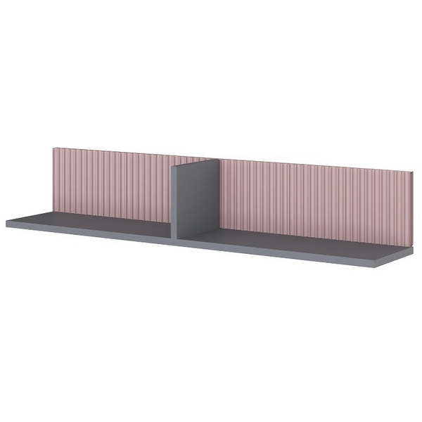 

Полка ТЭКС навесная Сириния, пудра, Серый;розовый, Сириния 00-00143240