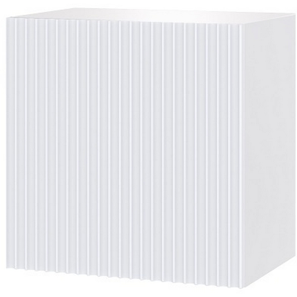 Изображение товара Полка ТЭКС навесная Сириния Куб 2 белый снег