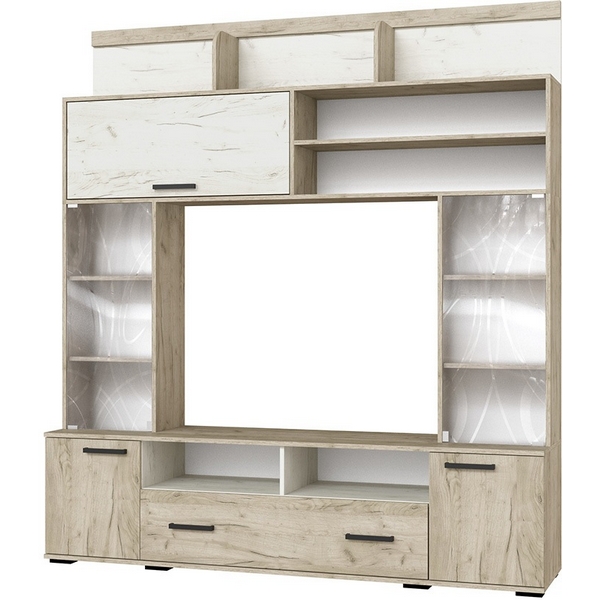 Изображение товара Стенка для гостиной Оскар-18 ОГЦС-2 ТЭКС светлое дерево